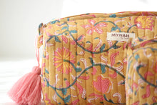 Load image into Gallery viewer, Henna Vines Cosmetic Bag