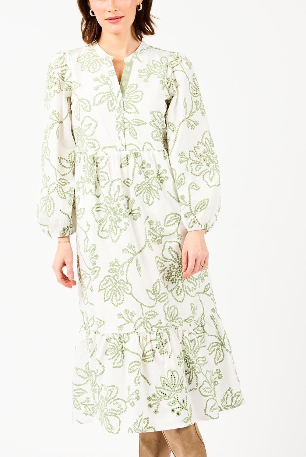 Dress Riley Lacecap White XS