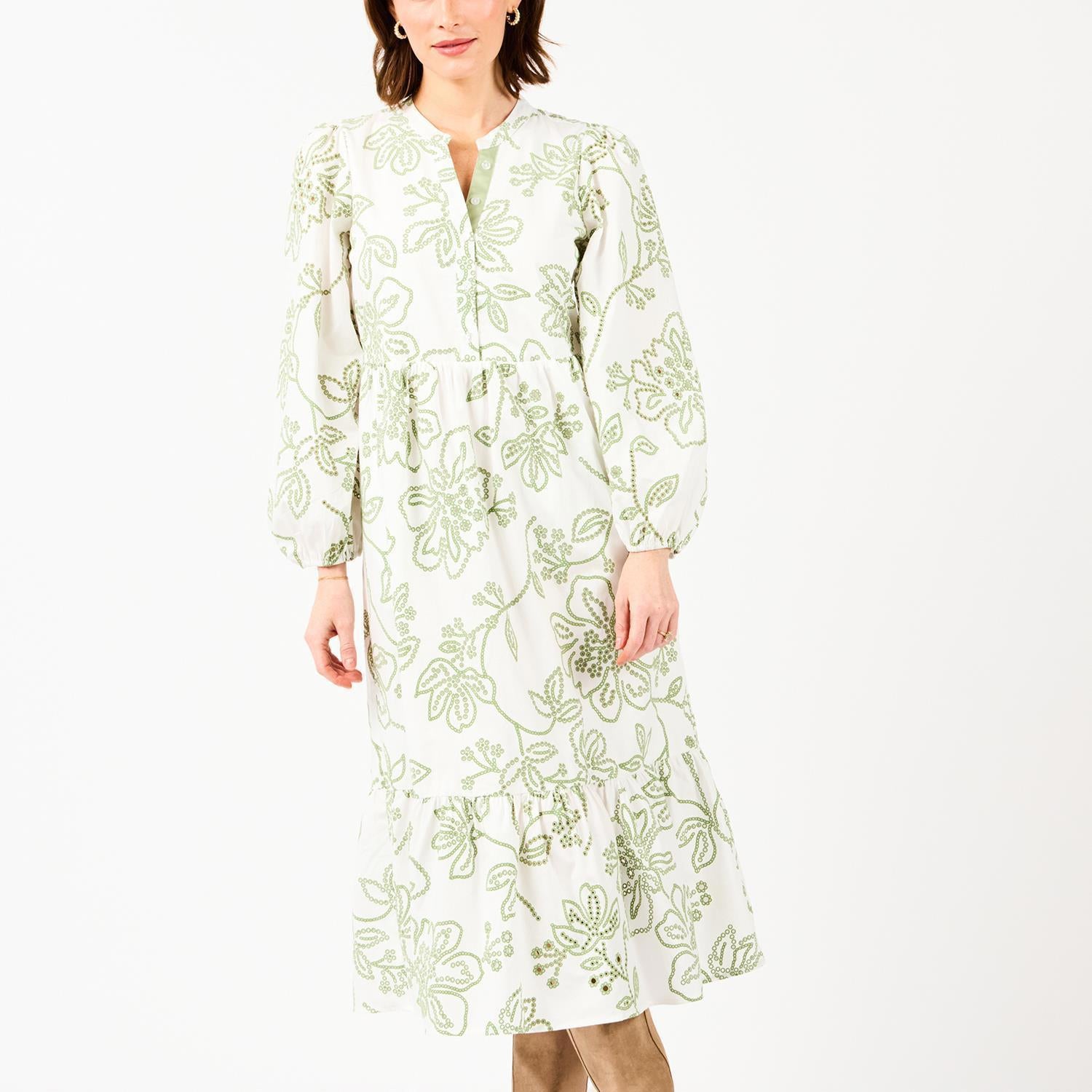 Dress Riley Lacecap White XS