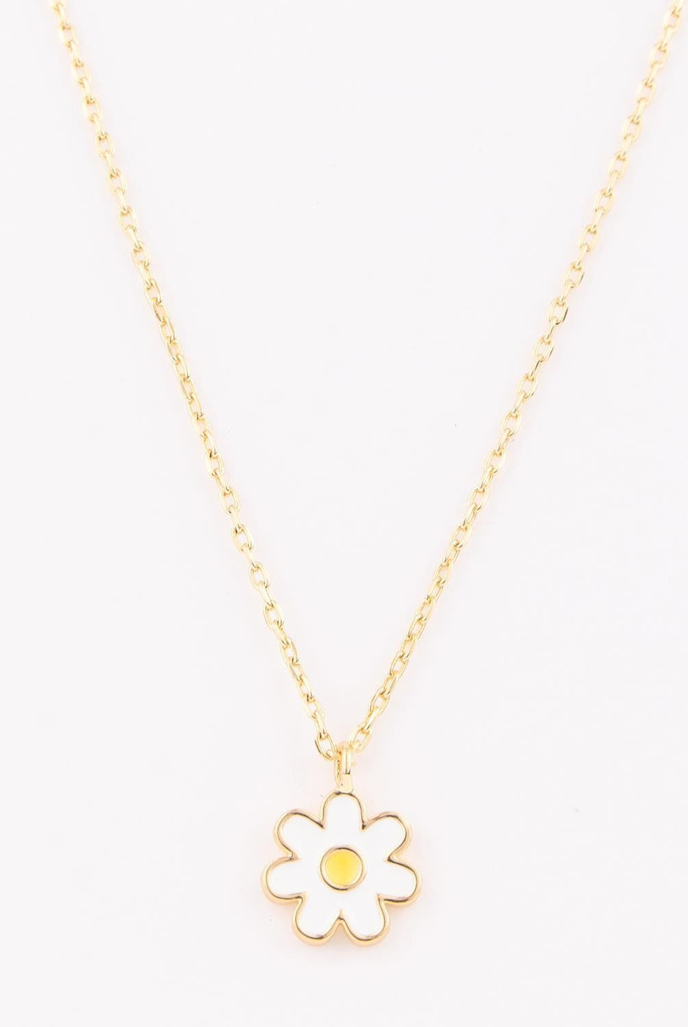 Necklace Luxe White Daisy