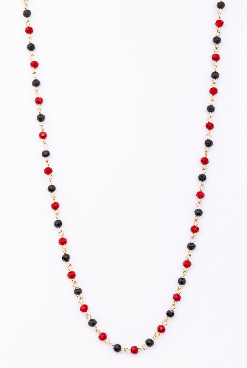 Necklace Macy Red & Black