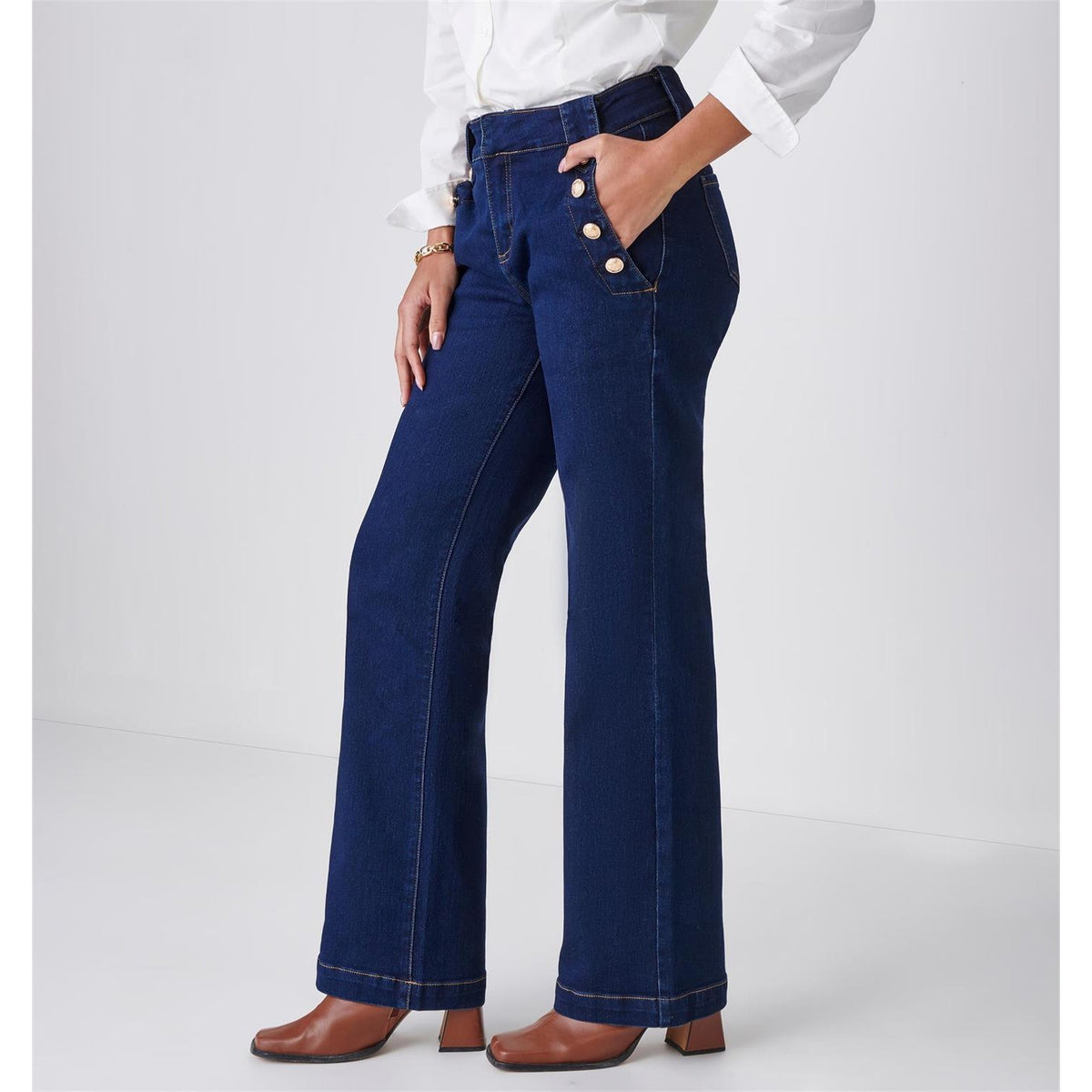 Denim Pant, Dark Blue