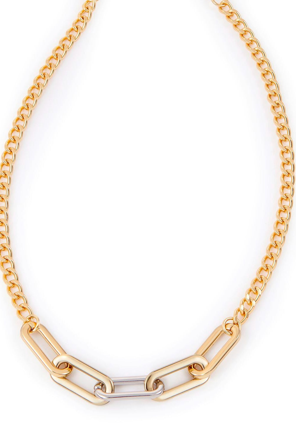 Mtl/Brass,Necklace,2Asst