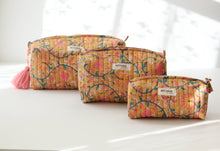 Load image into Gallery viewer, Henna Vines Cosmetic Bag