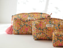 Load image into Gallery viewer, Henna Vines Cosmetic Bag