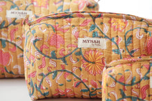 Load image into Gallery viewer, Henna Vines Cosmetic Bag