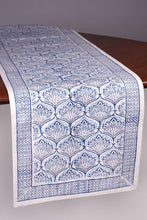 Load image into Gallery viewer, Blue Lotus Table Runner