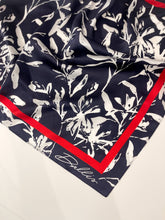 Load image into Gallery viewer, Navy + Red Gameday Scarf