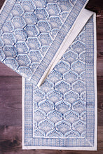 Load image into Gallery viewer, Blue Lotus Table Runner