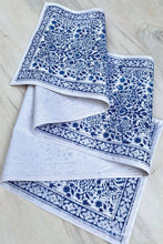 Load image into Gallery viewer, Blue Vine Table Runner