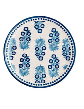 Load image into Gallery viewer, Blue Block Print Platter