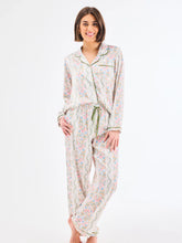 Load image into Gallery viewer, Ivory Ivy Lane Satin Charlotte Pajamas