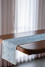 Load image into Gallery viewer, Blue Lotus Table Runner
