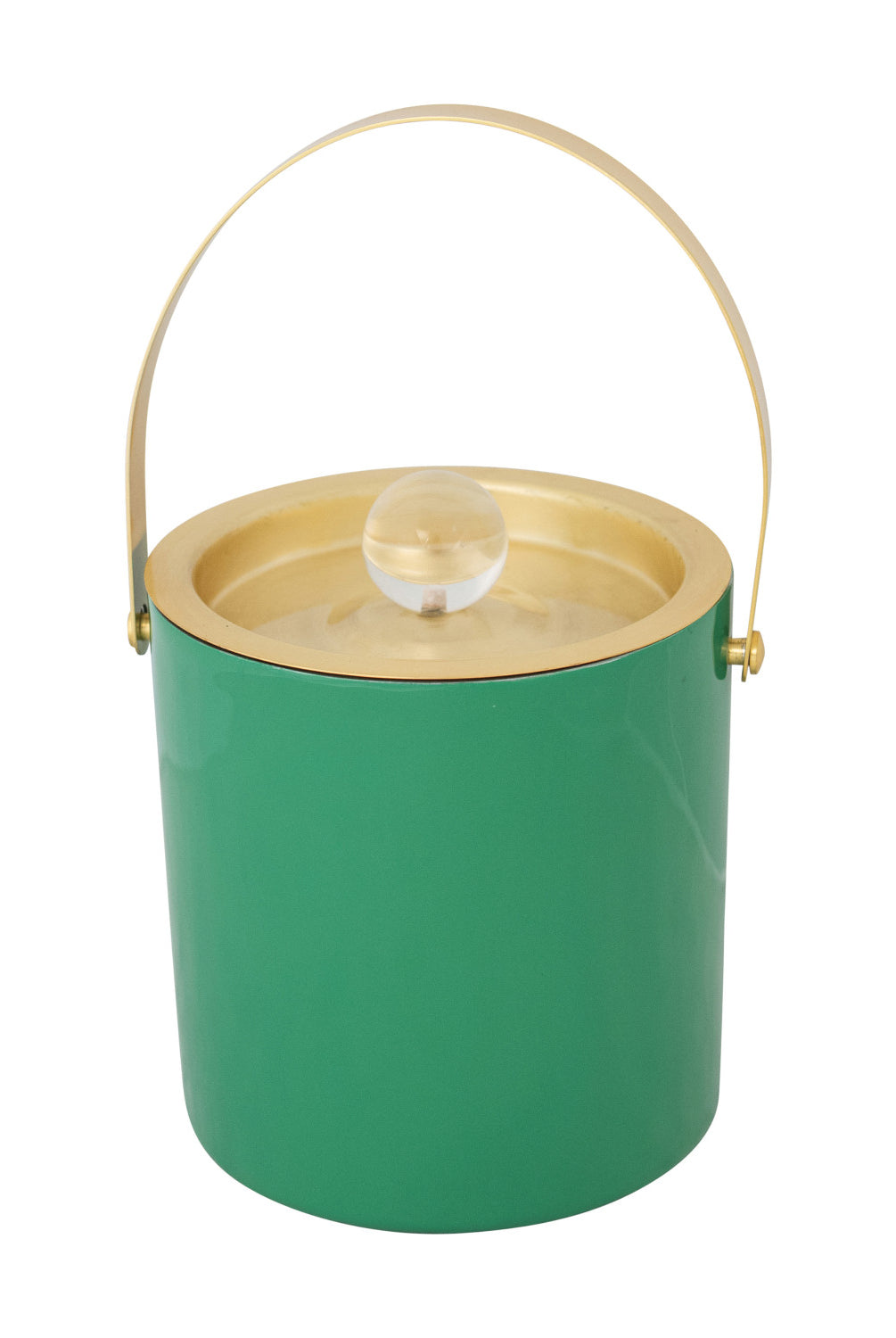 1-1/2 Quart Enameled Stainless Steel Ice Bucket with Lid