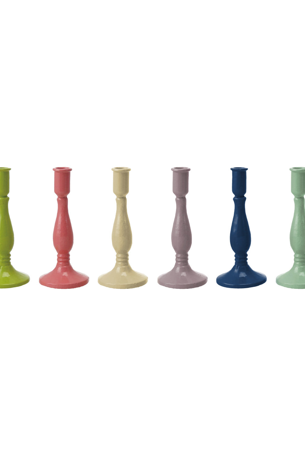 Cast Iron Taper Holder, 6 Colors (Holds 1/2" Taper)
