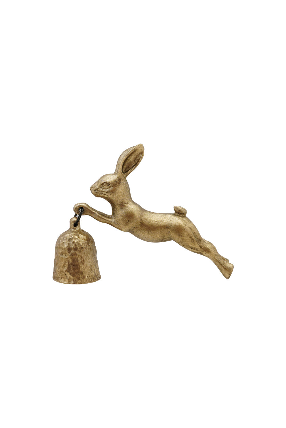 Pewter Rabbit Shaped Candle Snuffer, Antique Gold Finish