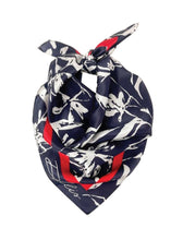 Load image into Gallery viewer, Navy + Red Gameday Scarf