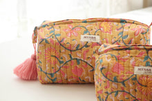 Load image into Gallery viewer, Henna Vines Cosmetic Bag