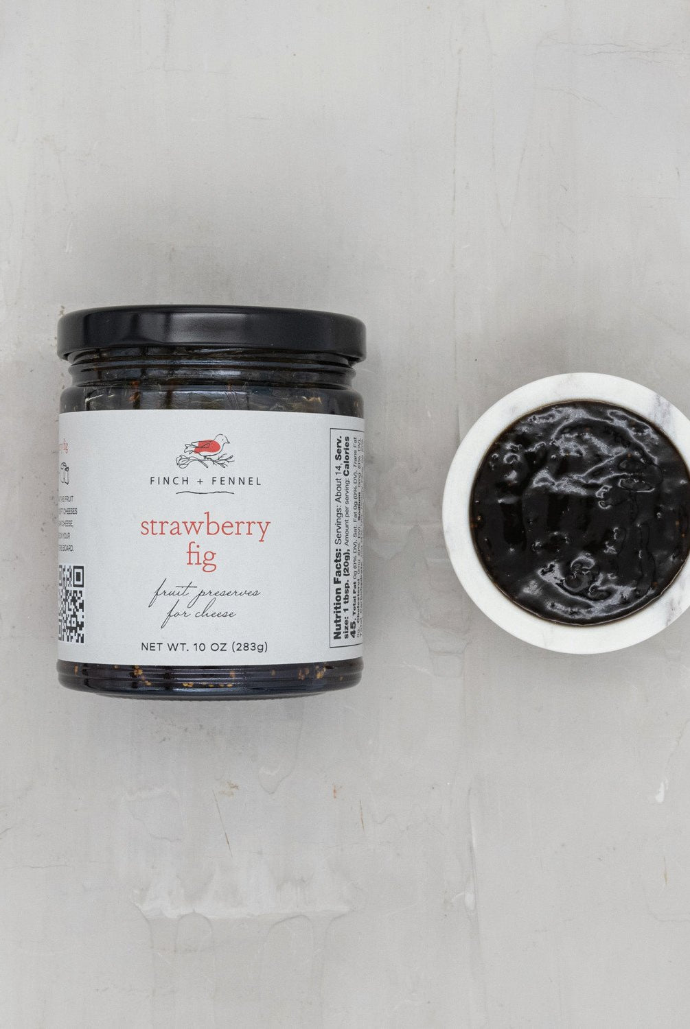 10 oz. Strawberry Fig Fruit Preserves for Cheese