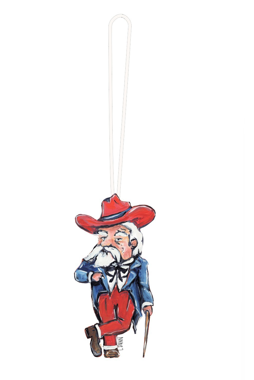 Game Day Rebel. Ornament