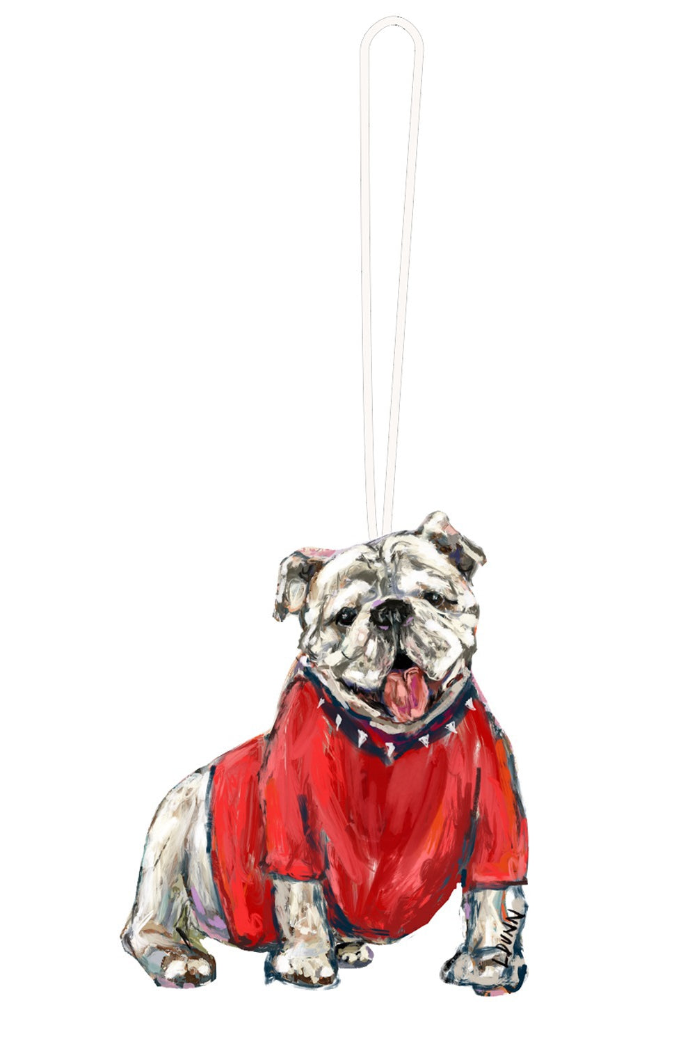 Game Day Bulldog Ornament