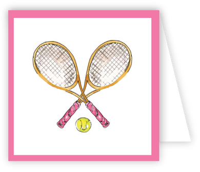 Tennis Rackets Enclosure Card