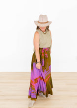 Load image into Gallery viewer, Wild Orchid 3-Way Wrap Skirt