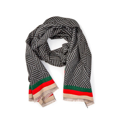 Black Reversible Scarf