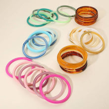 Load image into Gallery viewer, 6PCS - Stackable Resin Bangle Multi Layered Bracelets