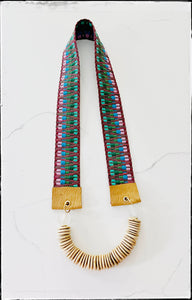 Colorful Fabric Strap Necklace