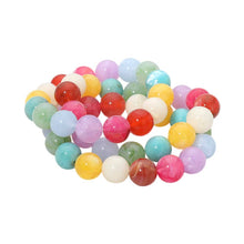 Load image into Gallery viewer, 3PCS - Marbled Resin Ball Beaded Stretch Multi Layered Bracelets
