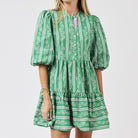 Mini Dress Riley Garden Lace Green XS