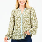 Top Naomi Painted Trillium- Olive XS