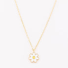Necklace Luxe  White Daisy