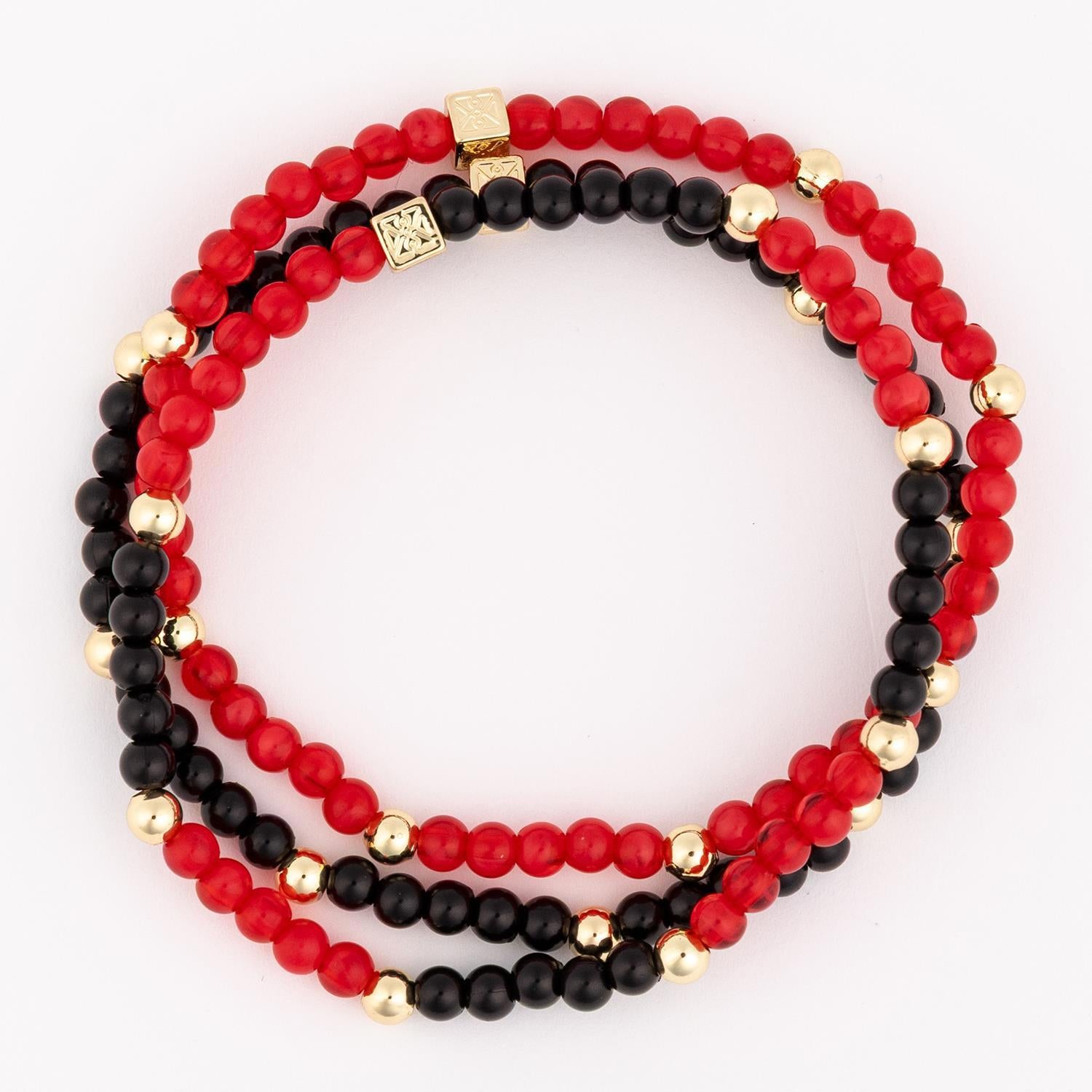 Bracelet Junie Red & Black