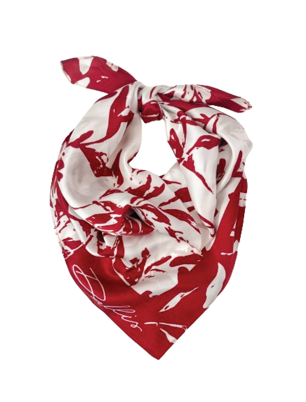 Crimson + White Gameday Scarf