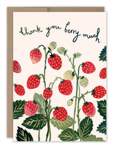 Load image into Gallery viewer, Berry Much Thank You Card
