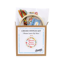 Load image into Gallery viewer, Please Leave By Nine Cross Stitch Kit