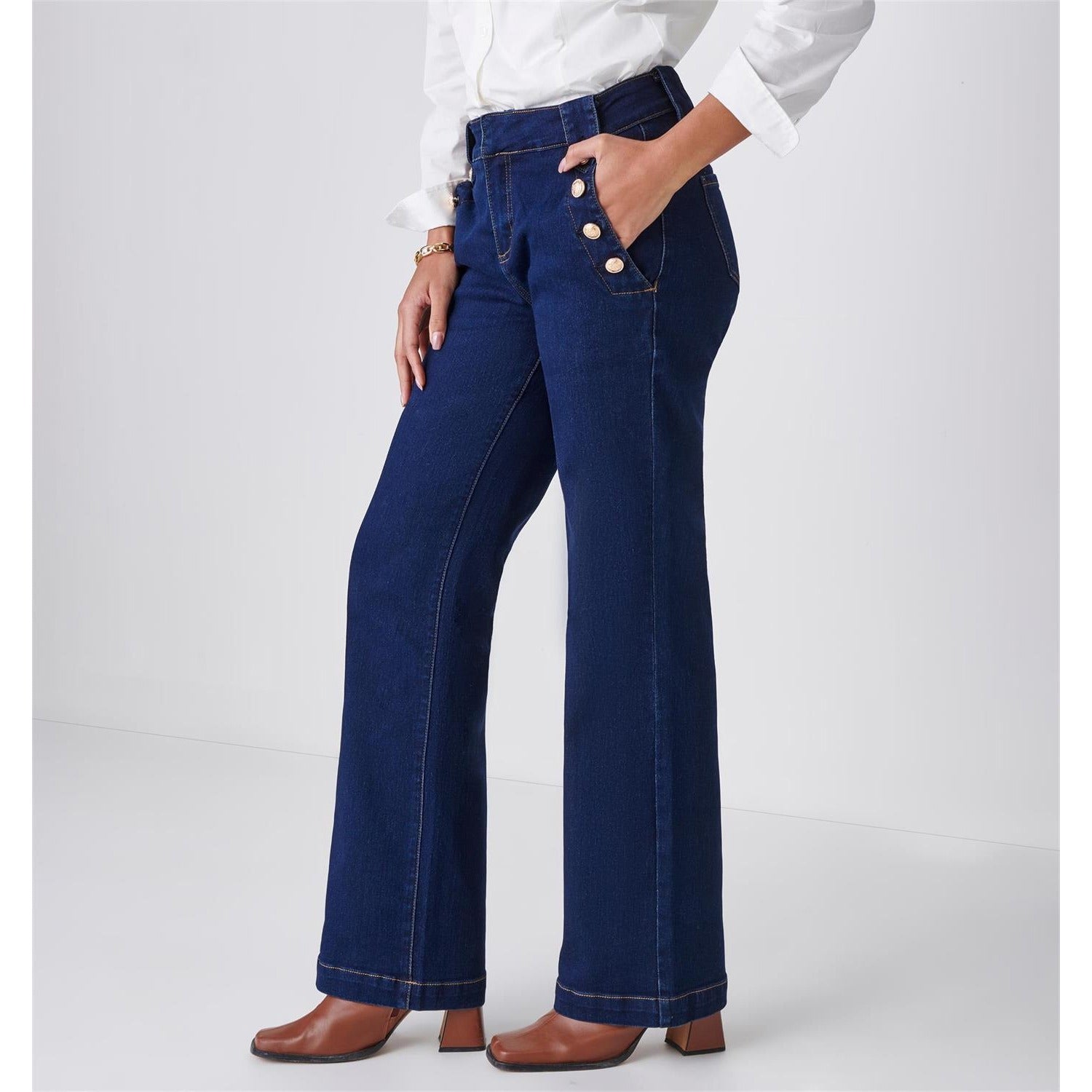 Denim Pant, Dark Blue