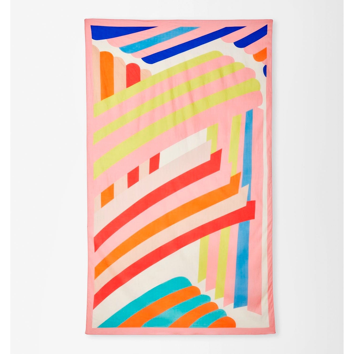 Diagonal Stripes Print Sarong
