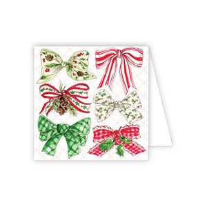 Christmas Bows Enclosure Card