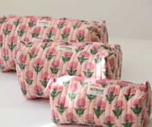 Load image into Gallery viewer, Blush Marigold Cosmetic Bag