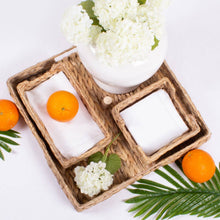Load image into Gallery viewer, Natural Woven Beverage Napkin Tray