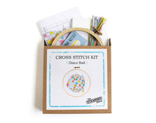 Load image into Gallery viewer, Disco Ball Cross Stitch Kit