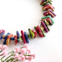 Load image into Gallery viewer, Kantha Paired Triangle Necklace