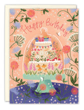 Load image into Gallery viewer, Cake Stand Birthday Card