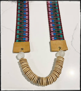 Colorful Fabric Strap Necklace