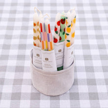 Load image into Gallery viewer, Set of 2 Multicolor Check Taper Candles