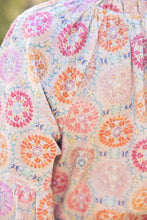 Load image into Gallery viewer, Wide Sleeve Floral Embroidered Top