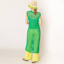 Load image into Gallery viewer, Chest Blocked Crochet Long Dress